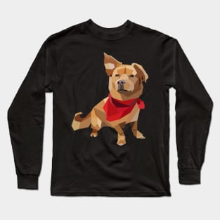 Geo Dog Long Sleeve T-Shirt